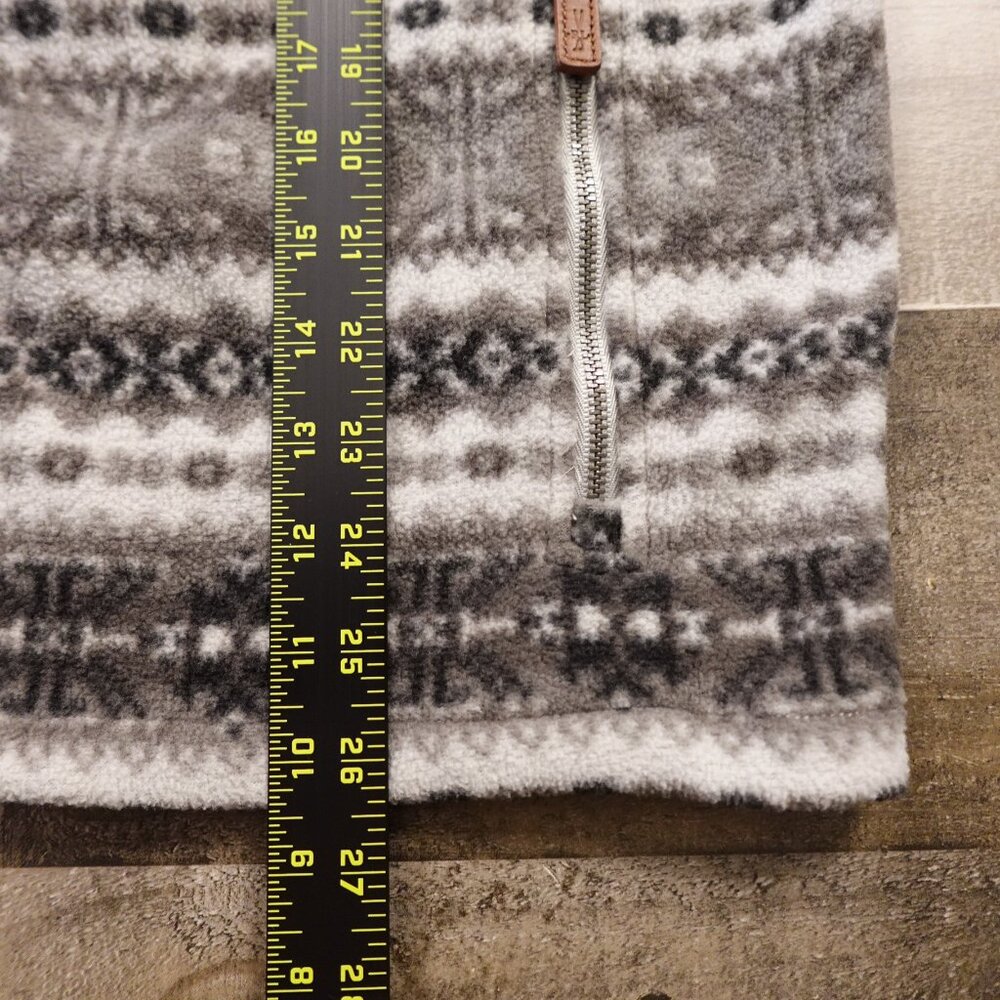 Polo Golf Ralph Lauren Fair Isle‎ Fleece Vest Men’s M Gray Nordic Layer - Picture 7 of 13
